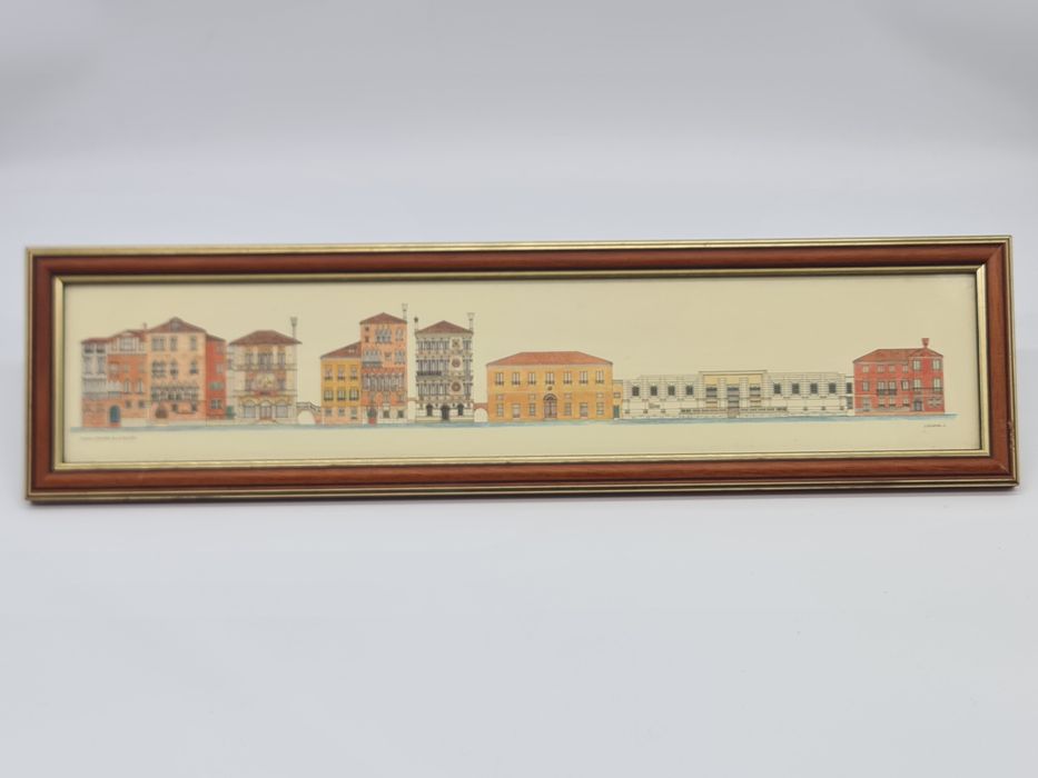 Venice Grand Canal Screen-Printed Frame64584752892289120