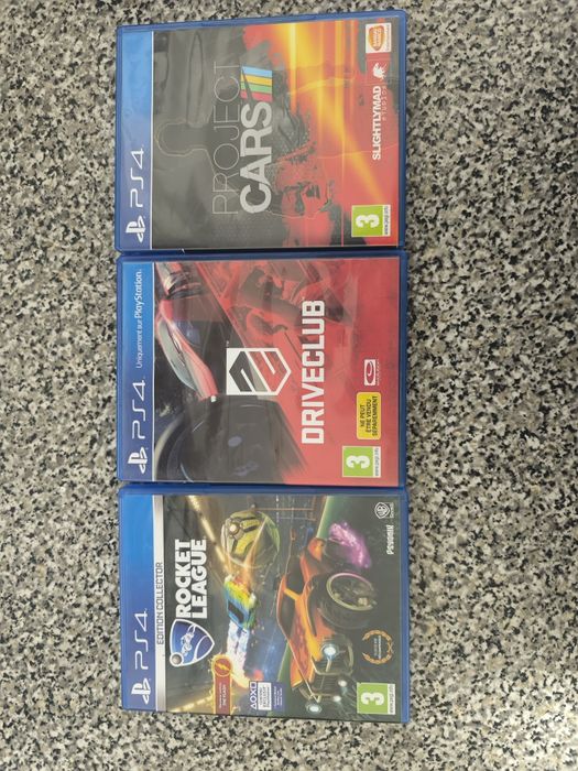 Driveclub/Project cars/Rocket league PlayStation 4