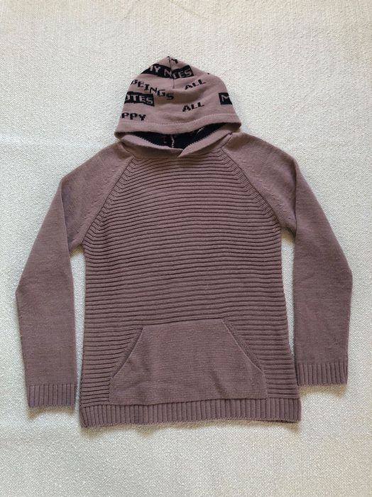 Bluza dzianinowa z kapturem S