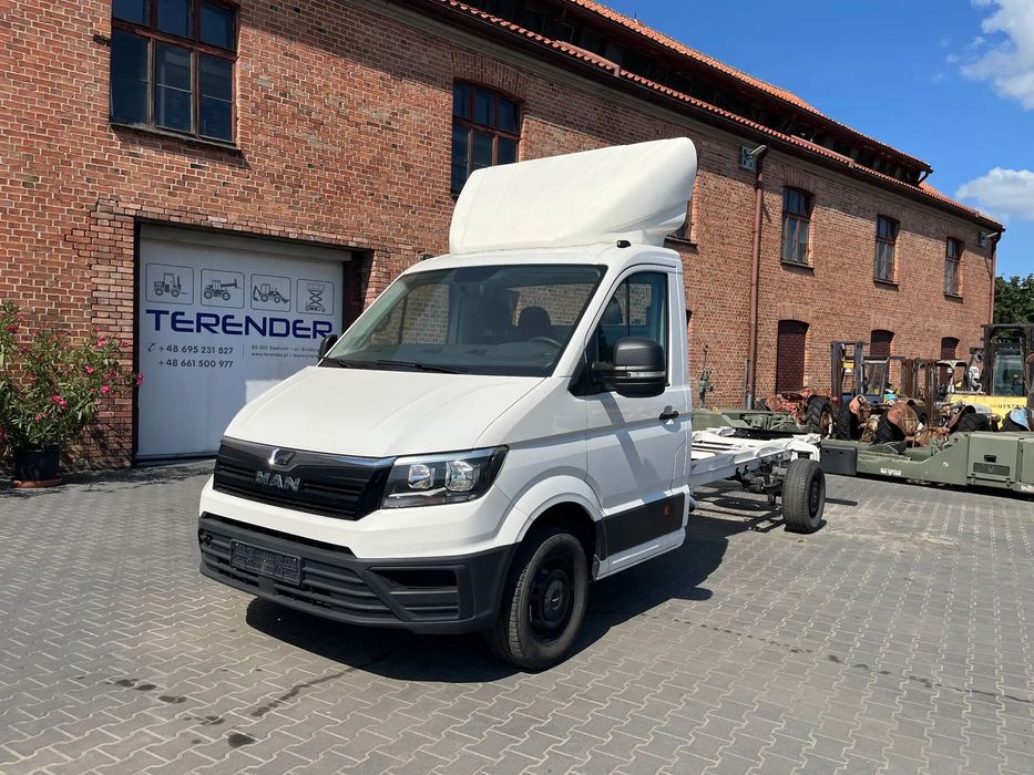 MAN TGE  FV23% Po Serwisie Rama Pod Zabudowę Import Włochy Długa Paka