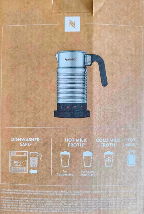 Nespresso Aeroccino 4 – Espumador de Leite Elétrico | Novo