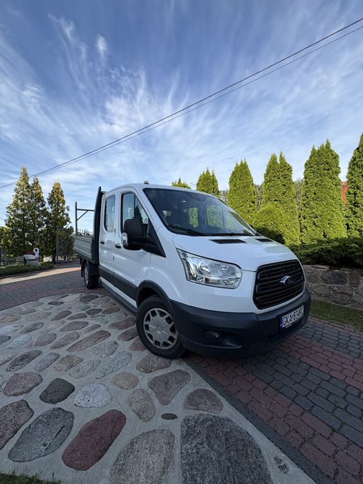 Ford Transit mk8 2.0 130km, 2018r. doka bygadówka 7 osob ,hak ,klima