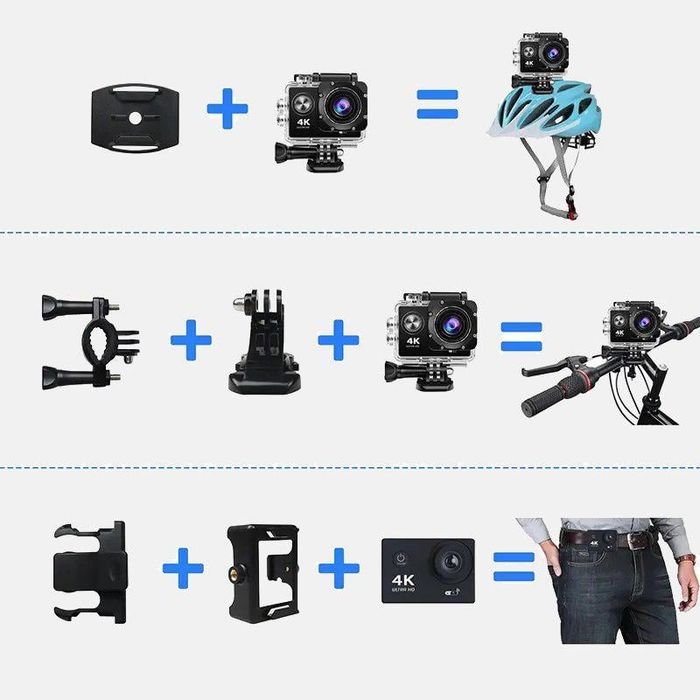 Экшн Камера 4 K Тактическая Onlincam 18c