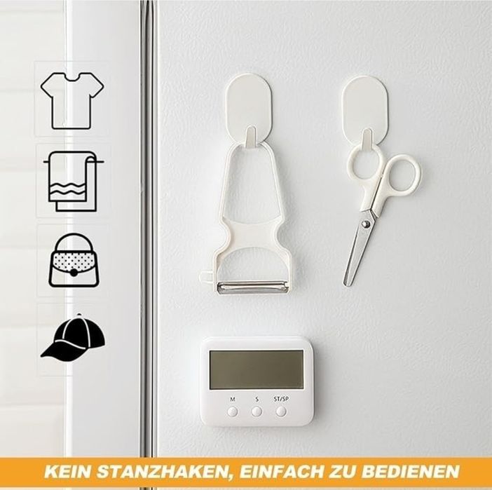 Samoprzylepne wieszczki na ręczniki metalowe