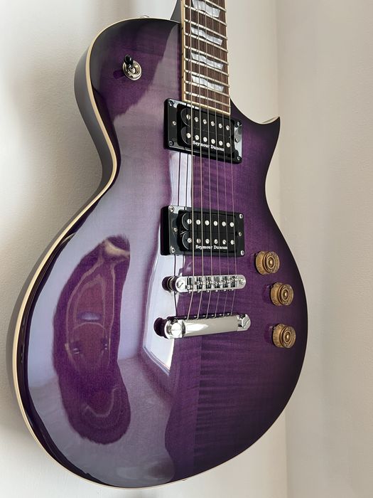 Gitara LTD EC 256 + Duncan seymor pearly gates, blokowane klucze