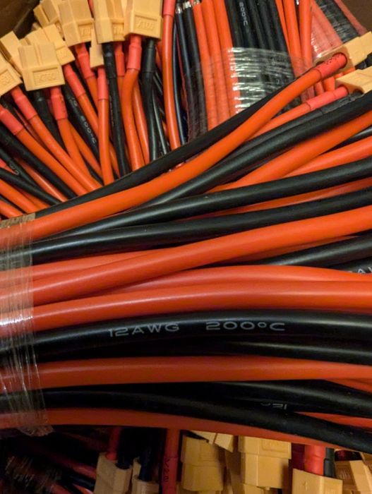 Роз'єми XT60 H Amass з проводом 12AWG - XT60 Female та Male