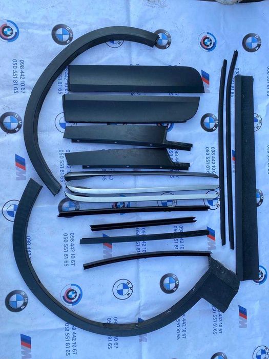 Молдинг двери накладка дверей листва серп кронштейн BMW X3 F25 БМВ