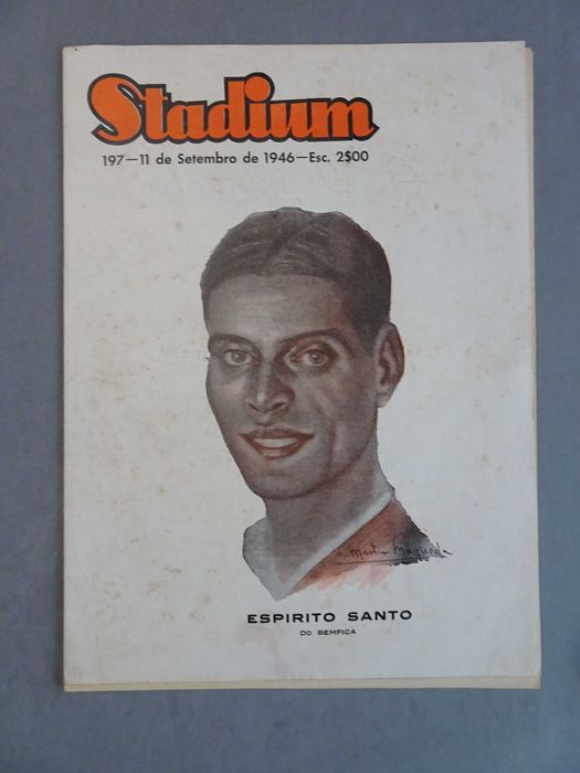 Antiga Revista Stadium nº 197 do Ano 1946 - Espírito Santo do Benfica