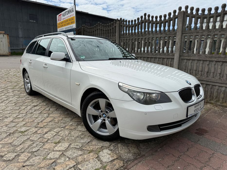 BMW Seria 5 Alpinweiss3/Sportsitze/HEAD-UP/Elektryczny hak/Cupholdery/PO OPŁATACH