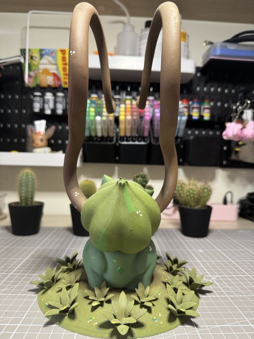 bulbasaur suporte para headfones