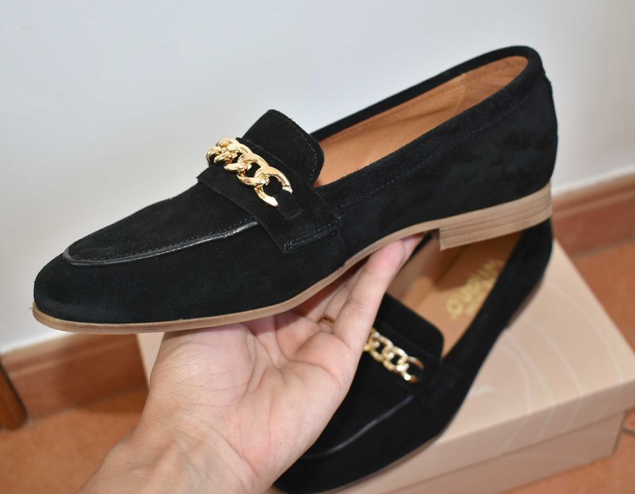 Sapatos em pele - senhora - marca Milano - NOVOS - Nº38