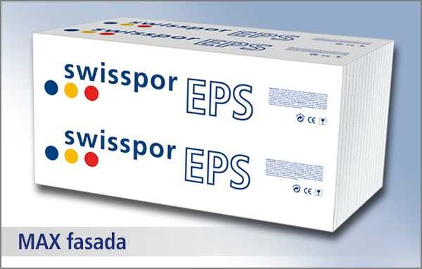 Styropian Swisspor Fasadowy Max Fasada lambda 0,040 20 cm cena za opakowanie 1,5 m² i 0,3 m³