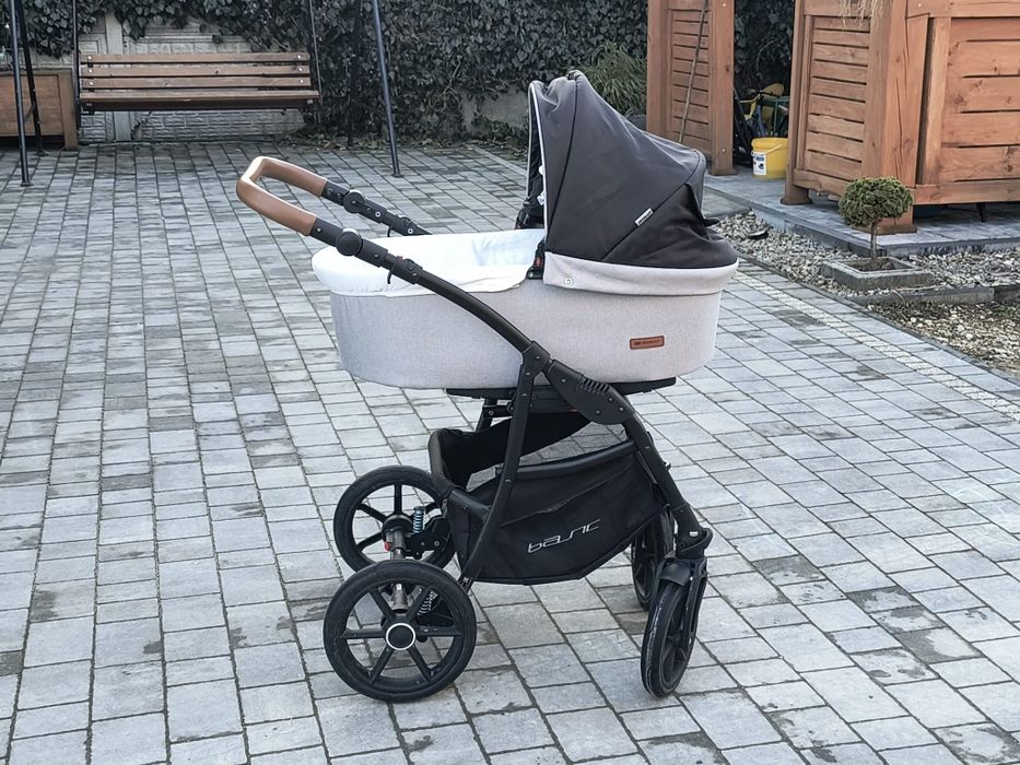 Wózek 3w1 Basic Plus Grey Fox na gwarancji