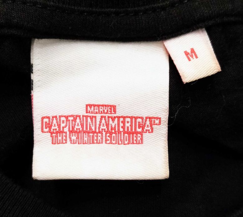 R) MARVEL Kaptain America koszulka z logo Roz.S/M
