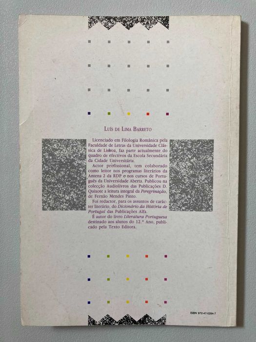 Aprender a Comentar um Texto Literário, de Luís de Lima Barreto