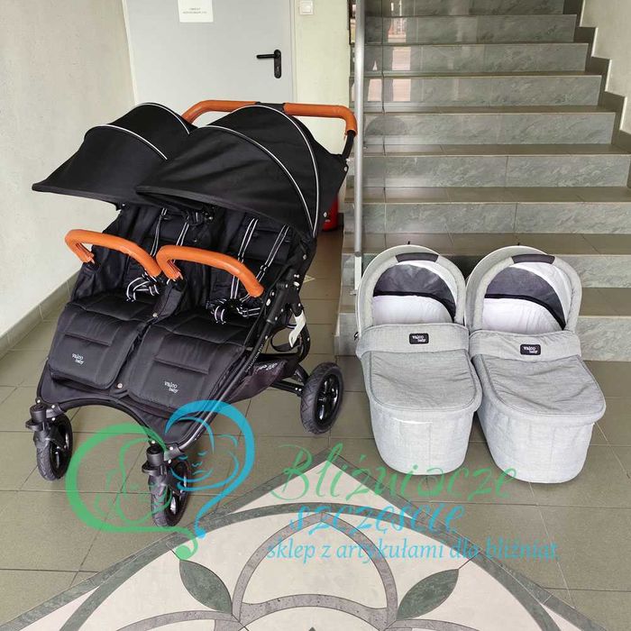 Wózek dla bliźniąt 2w1 KOMIS