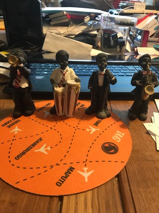 Conjunto de músicos africanos