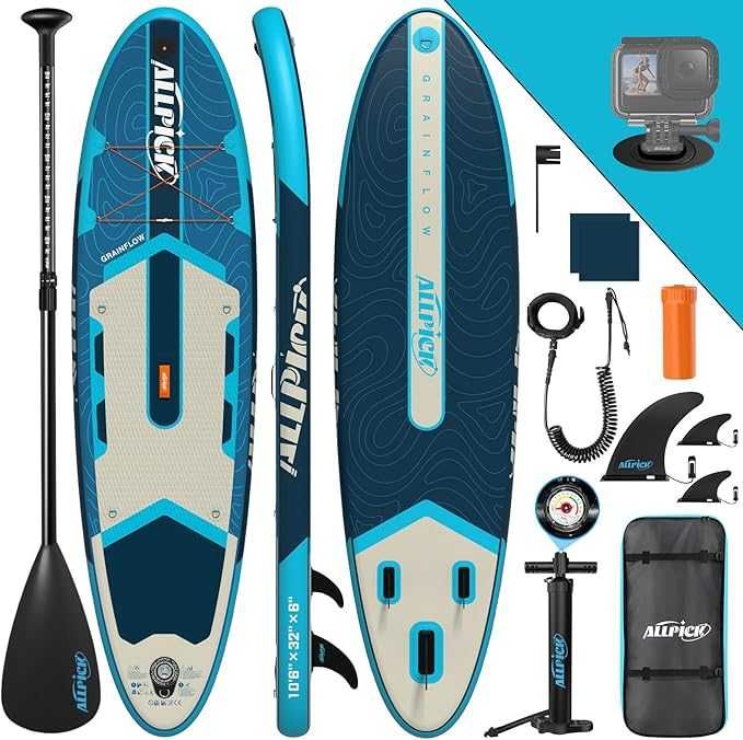 Deska SUP ALLPICK PRO stand up paddle pompowana 10,6” 320cm z wiosłem 200KG