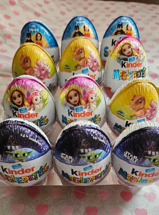 Подарунковий Набір Kinder Surprise 12 шт., 4 види