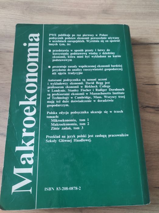"Ekonomia" Tom 2 David Begg