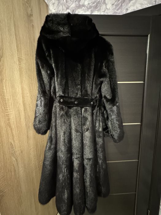 Норковая шуба фасон Кобра