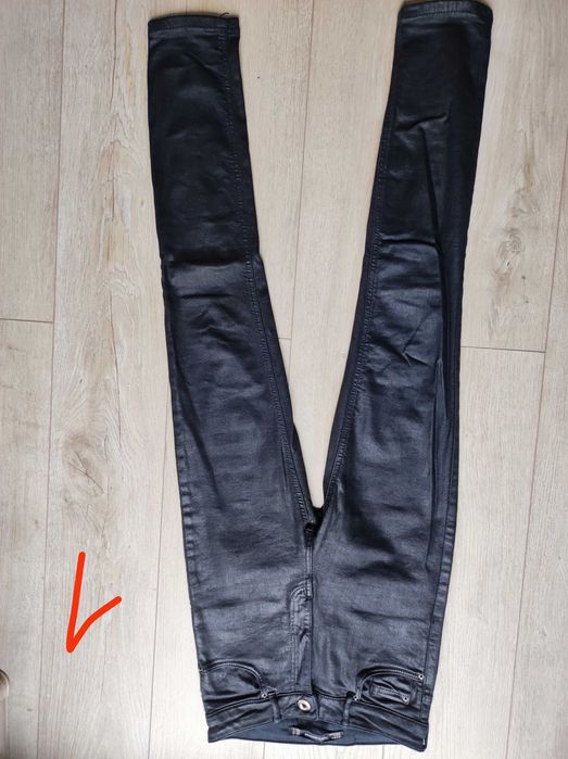 Pięć 5 par spodni jeansowych pakiet XS 32, 152 ZARA, Goodies, Levi's