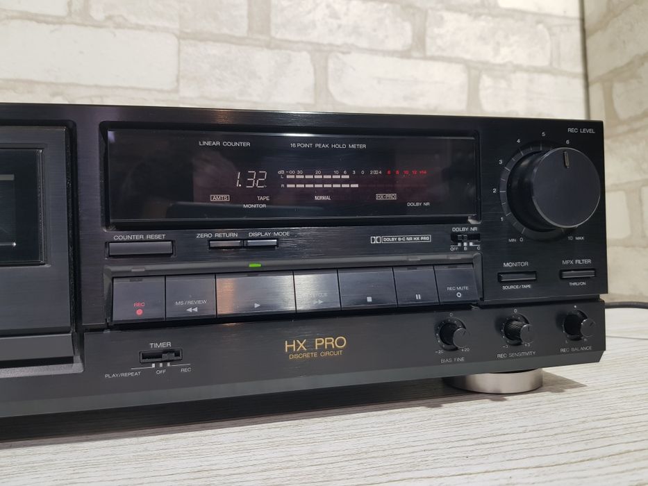 3 HEAD! Стерео касетна дека AIWA AD-F810E, б/у з Німеччини