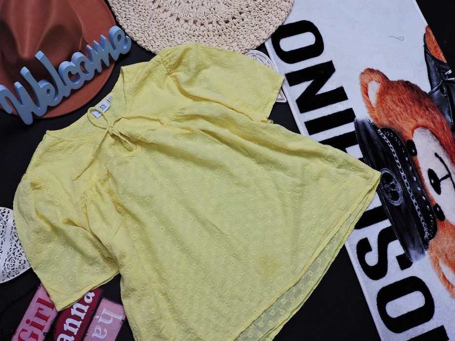 Vrs Cytrynowa bluzeczka boho XL