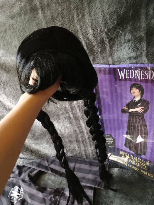 Kostium dla dzieci nastolatków Wednesday Addams