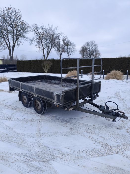 Przyczepka,platforma, dwuosiowa DMC1500,, duża