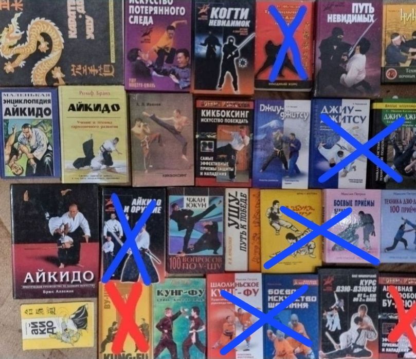Комплект книг з Бойових мистецтв