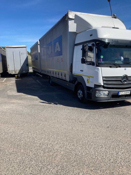 MERCEDES ATEGO 1224 LNR  + Przyczepa Konar , zestaw 15,4 m.