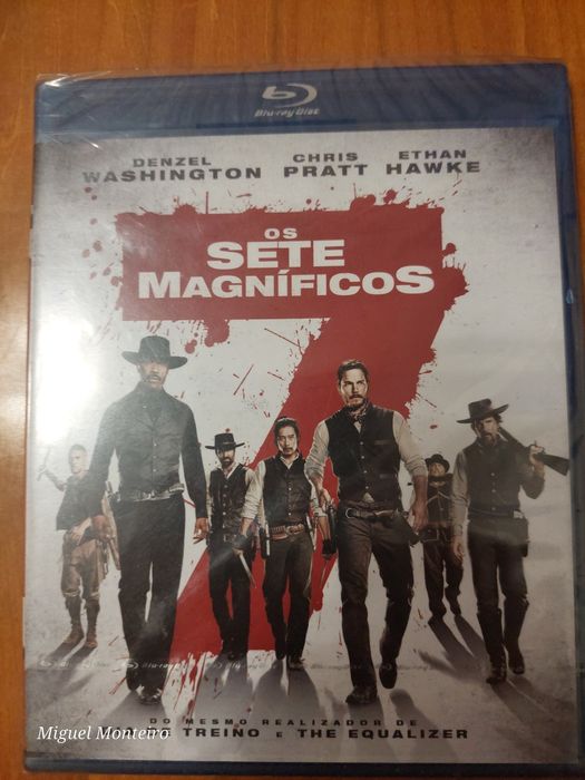 Blu Ray Os Sete Magníficos Novo Selado