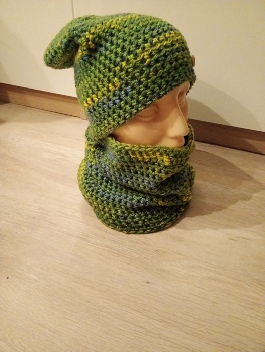 Komplet handmade szydełko