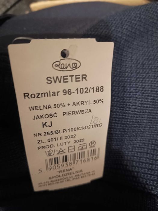 Sweter policyjny nowy