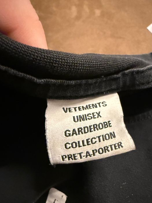 Футболка VETEMENTS "I Did Nothing. I Just Got Lucky’ XL