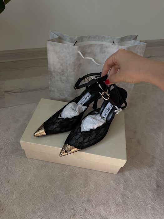 Мереживні туфлі jimmy choo 36 розмір (у наявності)