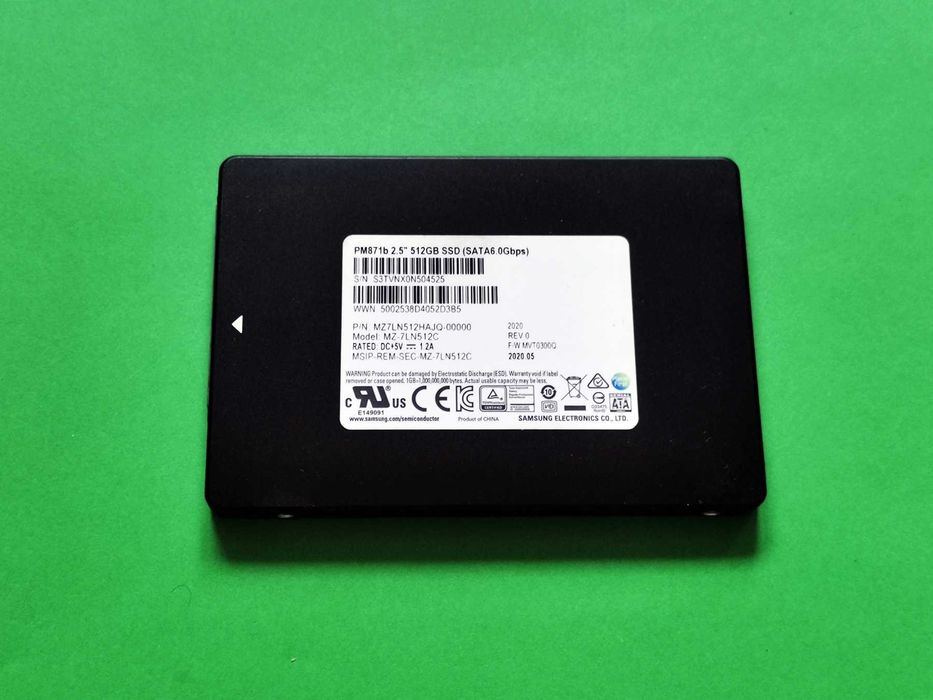SSD 512GB Samsung Pm871B