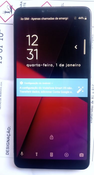 Telemóvel Vodafone como novo