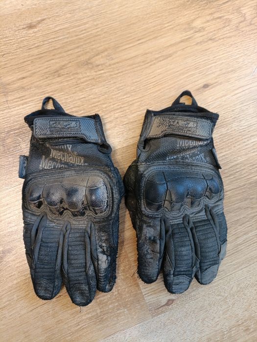 Rękawice taktyczne mechanix wear impact 3 czarne malowane