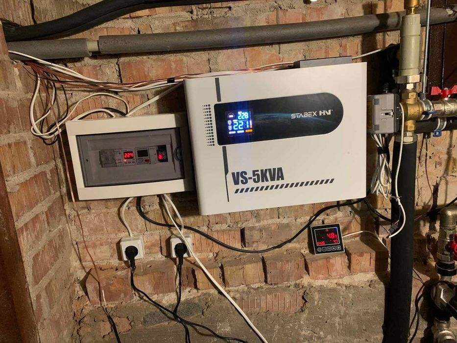 Стабекс VS-5KVA, VS-10KVA, VS-12KVA, симісторний, 16 ключів. Стабілізатор напруги від виробника