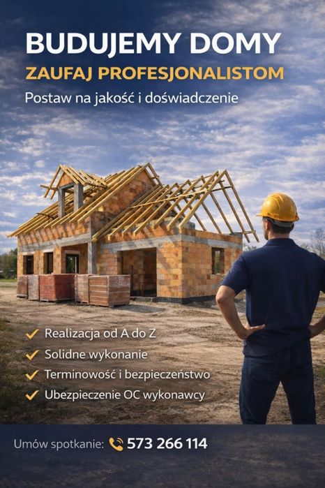 Budowa domów jednorodzinnych wielorodzinnych kompleksowo Gwarancja