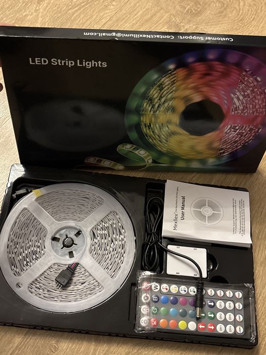 Taśma led w zestawie z pilotem
