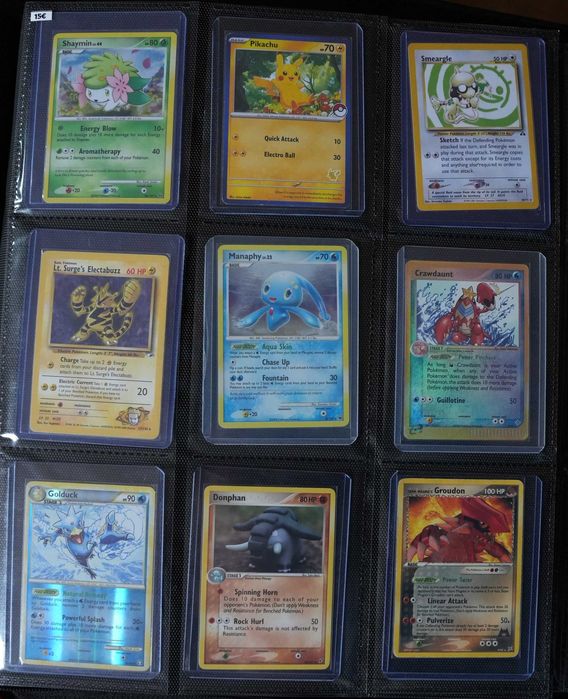 Cartas/Singles Pokémon TCG Inglês/English