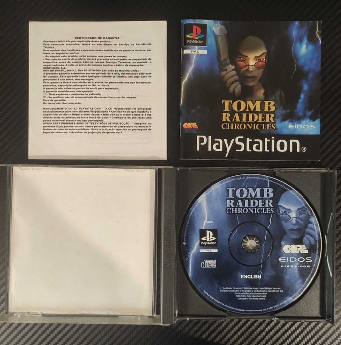 Tomb Raider Chronicles + Crime Killer - PlayStation 1 (PS1)
