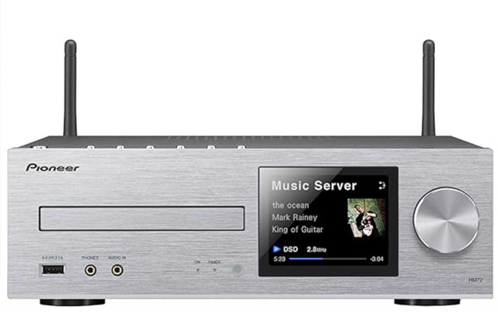Музыкальный центр PIONEER HM72 CD Wi-Fi BT FLAC MP3 FM STREEM AUX пульт, акустика.