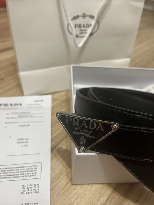 Skórzany Pasek Prada