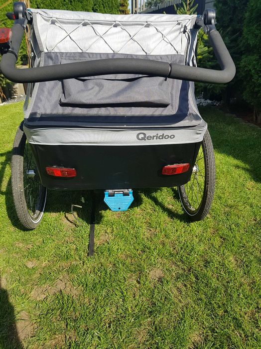 Qeridoo kidgoo 2 przyczepka rowerowa 3w1