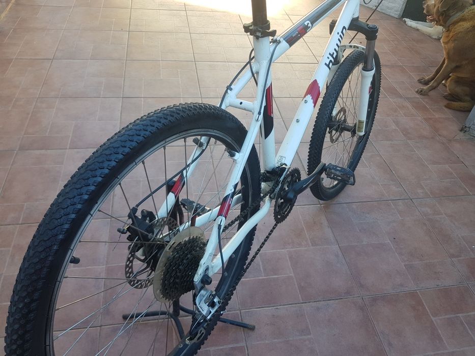 Bicicleta roda 26 rockrider travão de disco revisão feita
