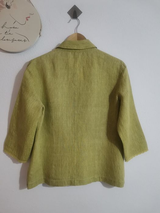 Linda camisa de linho tamanho 42